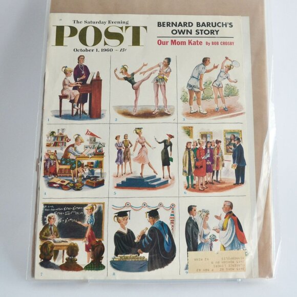 The Saturday Evening Post Magazine COVER October OCT 1 1960 - Picture 1 of 4